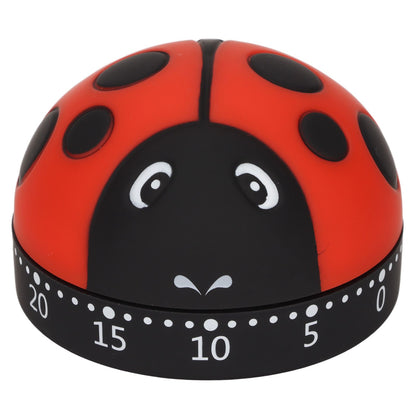 Kitchen Timer Ladybug Look 70db Alert Practical Stainless Steel Cooking Timer for Kitchen Cooking Homework V1294-YM0523-3118220028011