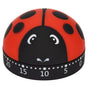 Kitchen Timer Ladybug Look 70db Alert Practical Stainless Steel Cooking Timer for Kitchen Cooking Homework V1294-YM0523-3118220028011