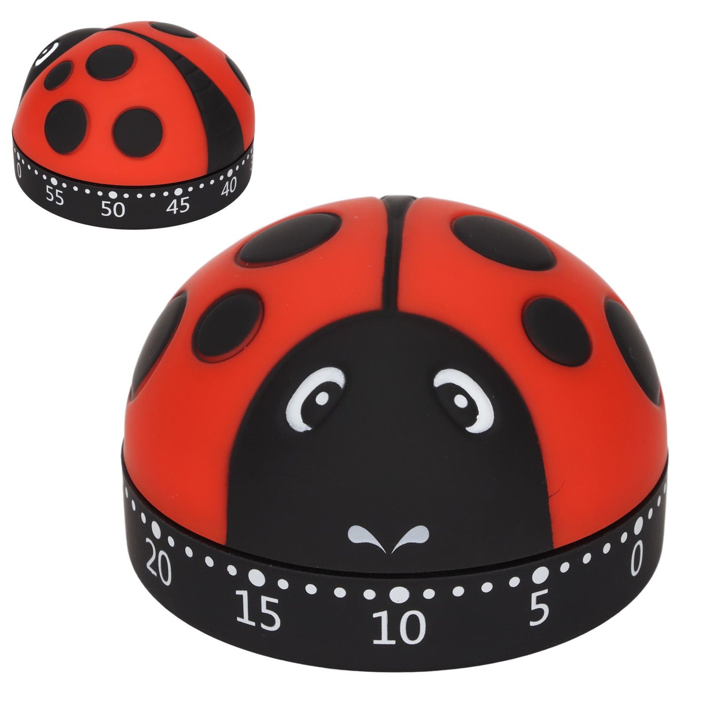 Kitchen Timer Ladybug Look 70db Alert Practical Stainless Steel Cooking Timer for Kitchen Cooking Homework V1294-YM0523-3118220028011