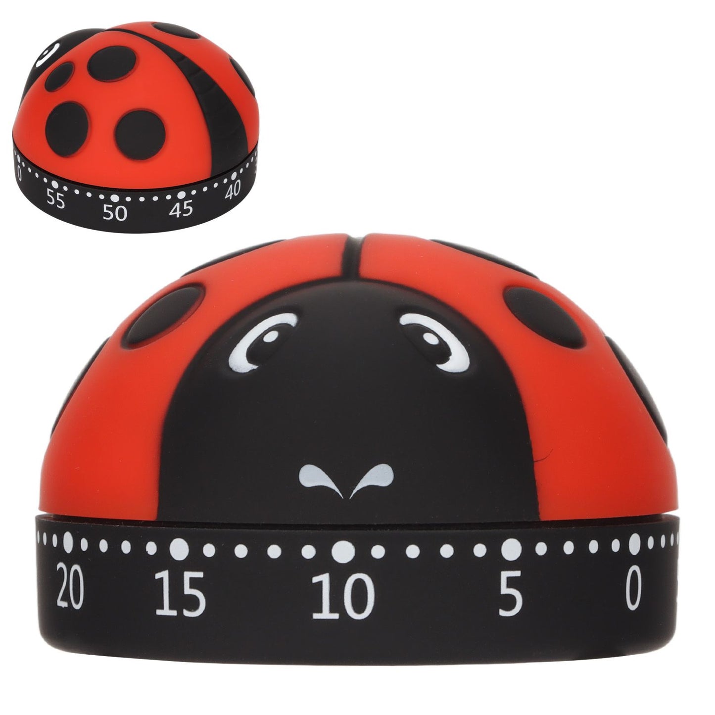 Kitchen Timer Ladybug Look 70db Alert Practical Stainless Steel Cooking Timer for Kitchen Cooking Homework V1294-YM0523-3118220028011
