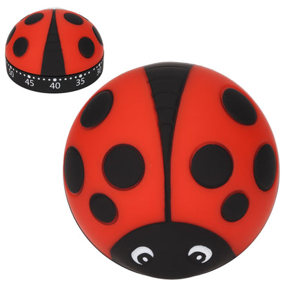 Kitchen Timer Ladybug Look 70db Alert Practical Stainless Steel Cooking Timer for Kitchen Cooking Homework V1294-YM0523-3118220028011