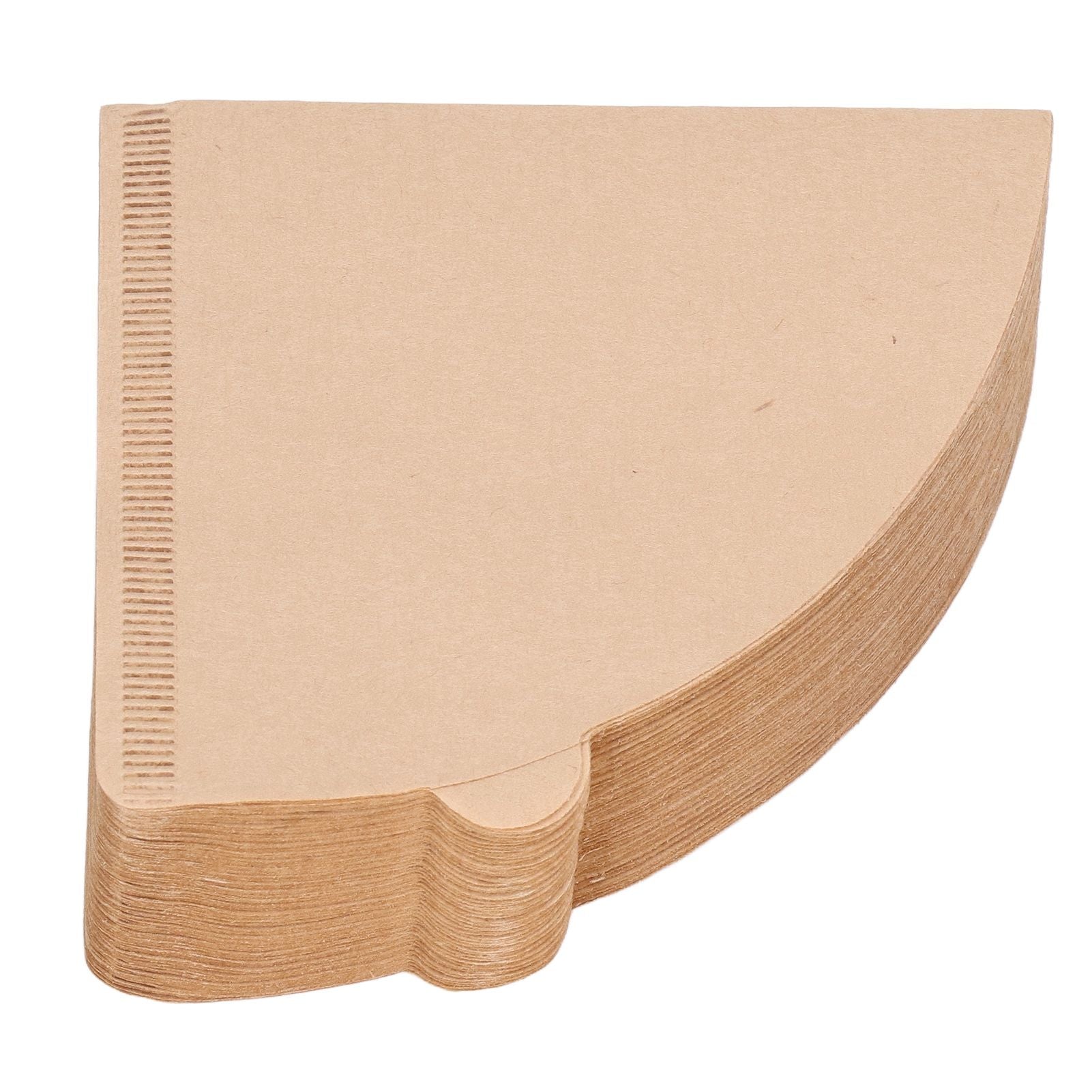 100PCS Coffee Filter Paper Cone Shaped Disposable Coffee Strainer Paper Natural Filter Paper AccessoryV60 V1294-YM0523-3118220028412