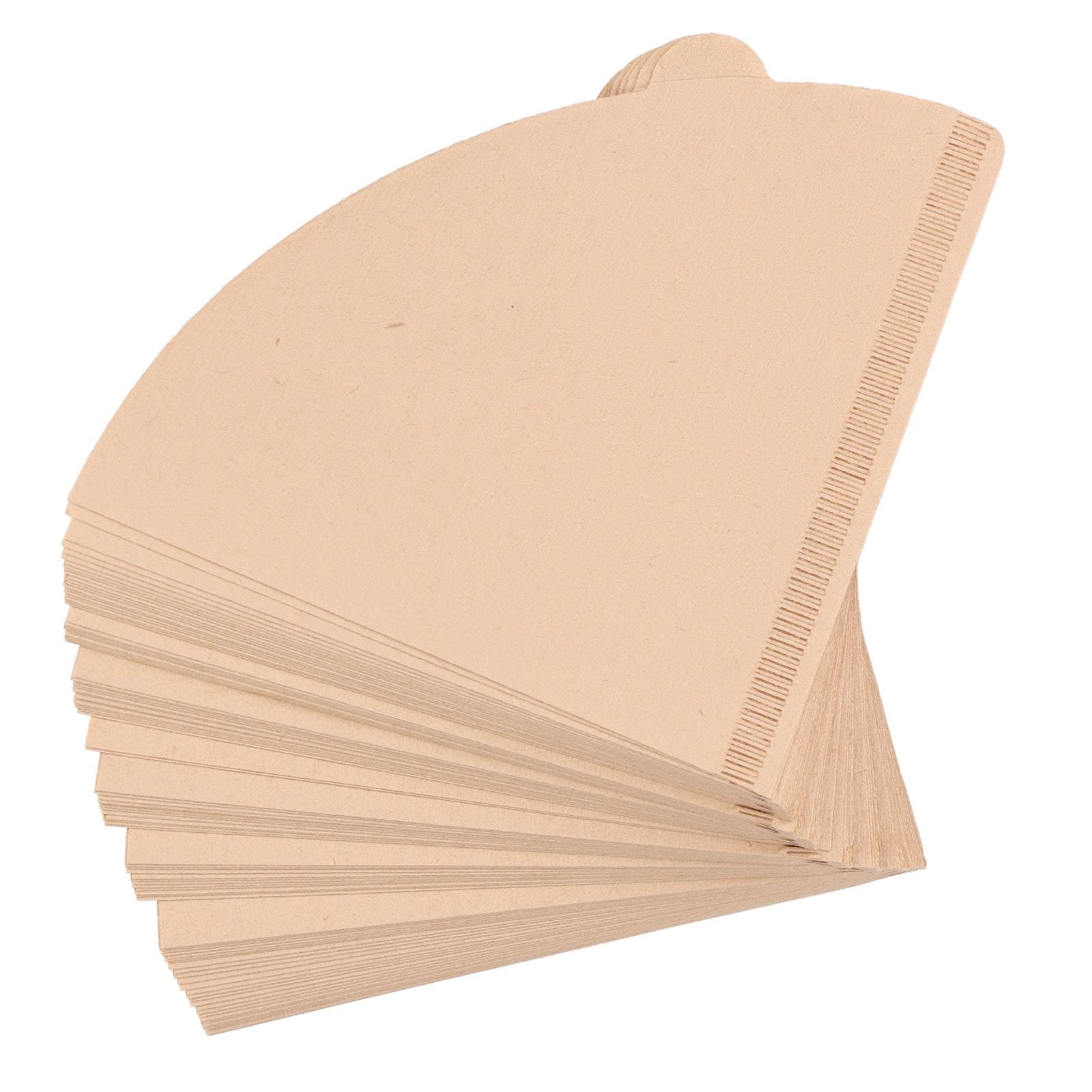 100PCS Coffee Filter Paper Cone Shaped Disposable Coffee Strainer Paper Natural Filter Paper AccessoryV60 V1294-YM0523-3118220028412