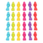 4 Set Wine Cup Labels Silicone Reusable Bird Shape Drinking Glass Identifier Markers for Bars Parties V1294-YM0523-3118220028611