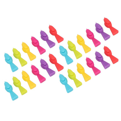 4 Set Wine Cup Labels Silicone Reusable Bird Shape Drinking Glass Identifier Markers for Bars Parties V1294-YM0523-3118220028611