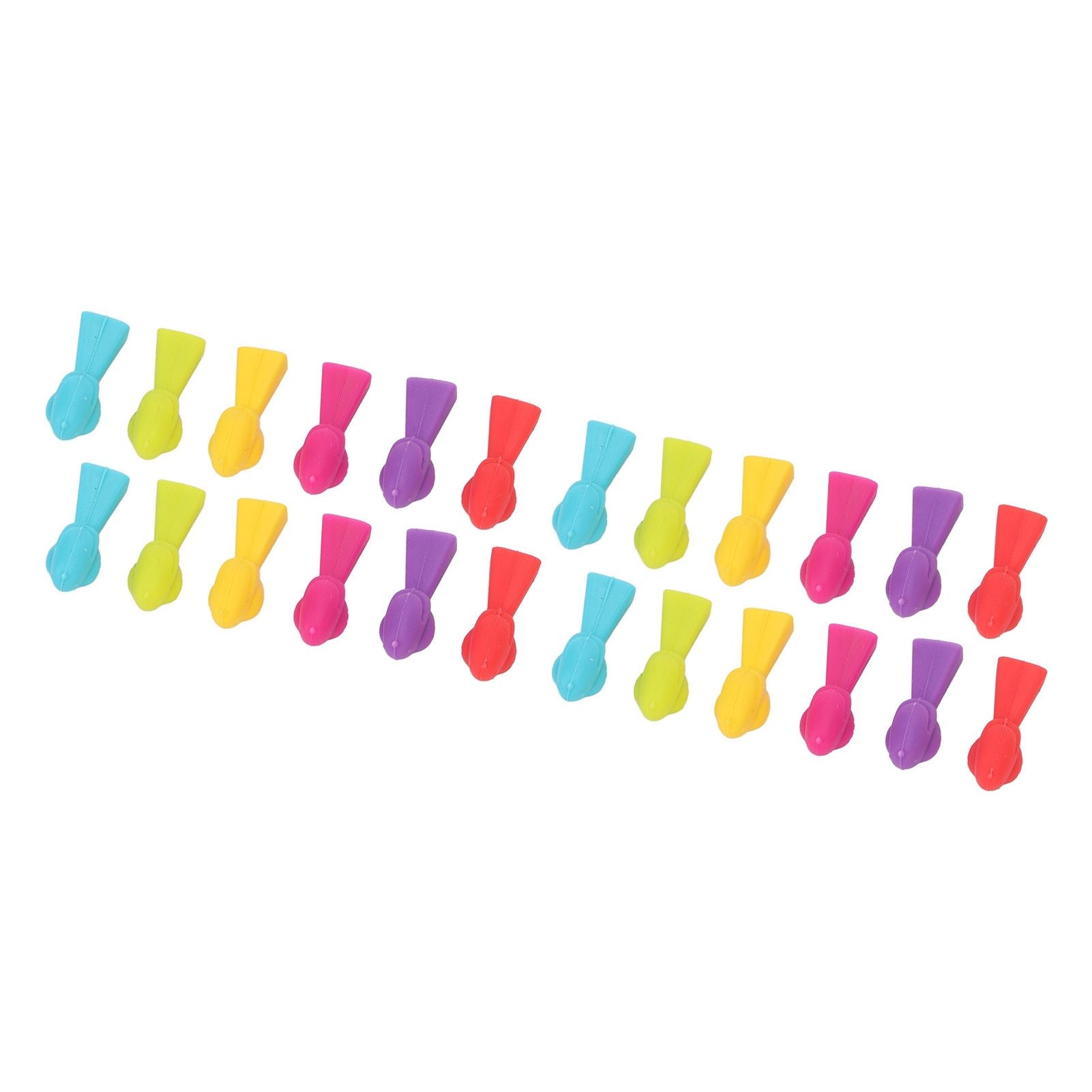 4 Set Wine Cup Labels Silicone Reusable Bird Shape Drinking Glass Identifier Markers for Bars Parties V1294-YM0523-3118220028611