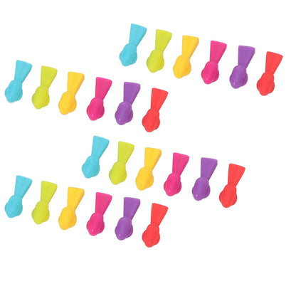 4 Set Wine Cup Labels Silicone Reusable Bird Shape Drinking Glass Identifier Markers for Bars Parties V1294-YM0523-3118220028611