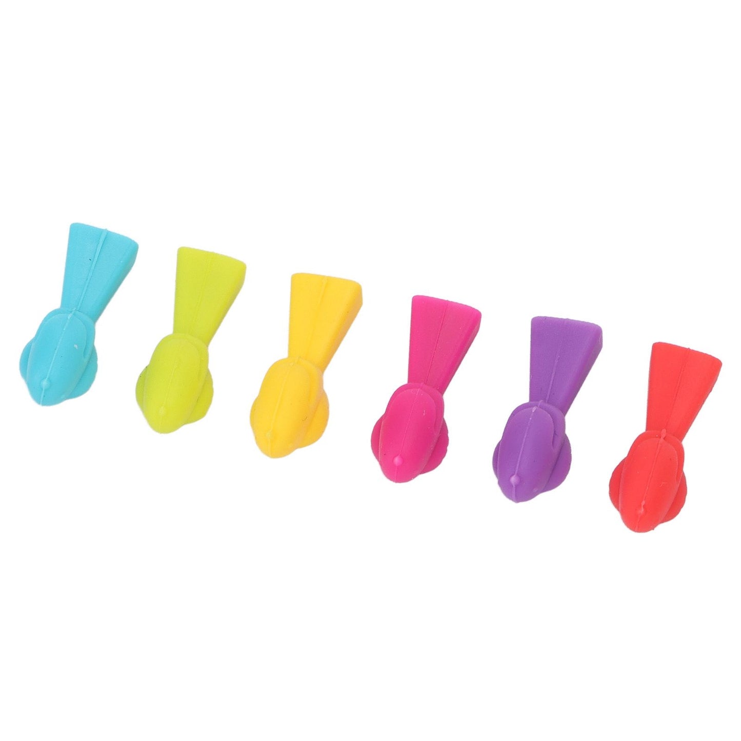 4 Set Wine Cup Labels Silicone Reusable Bird Shape Drinking Glass Identifier Markers for Bars Parties V1294-YM0523-3118220028611