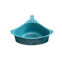 Kitchen Triangular Drain Basket Stable Easy Draining Corner Sink Strainer Basket for KitchenBlue V1294-YM0523-3118220030612