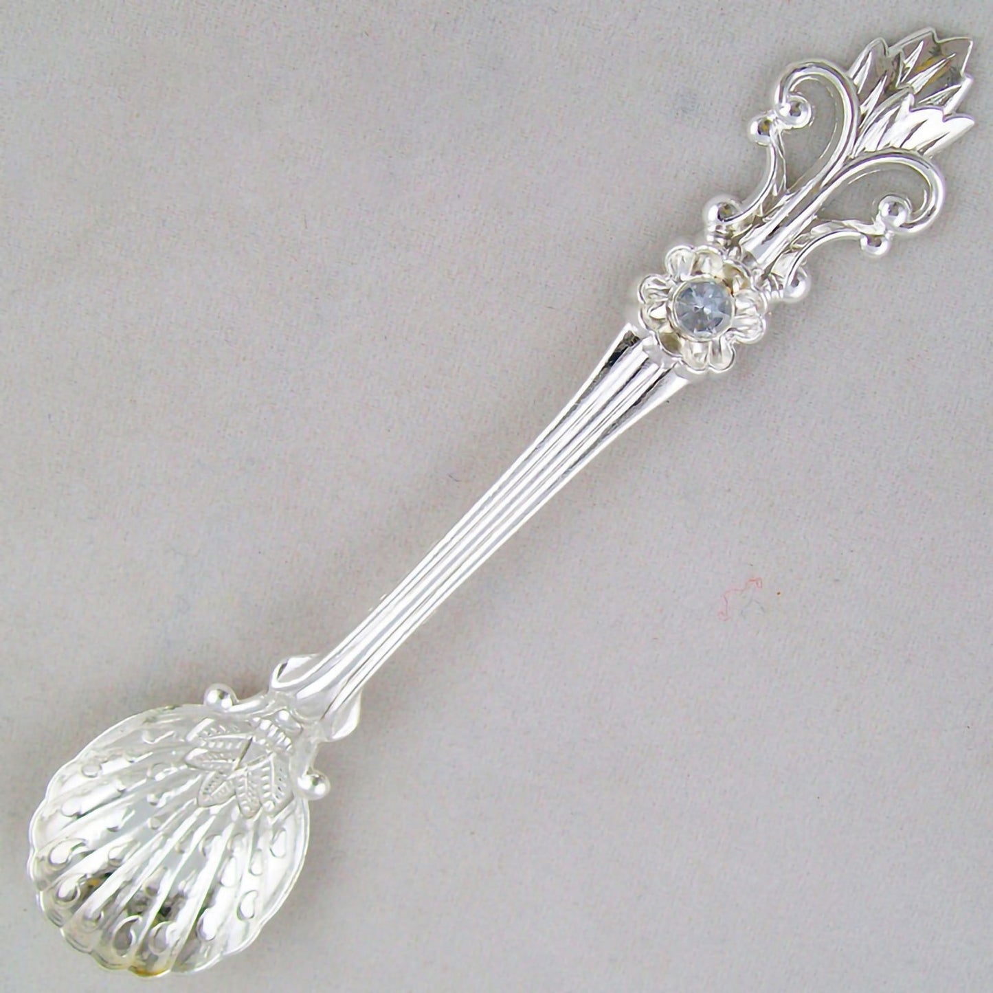4Pcs Coffee Spoons Set Vintage Aluminum Alloy Dessert Spoons with Orris Pattern for Home Kitchen Use V1294-YM0523-3118220034111