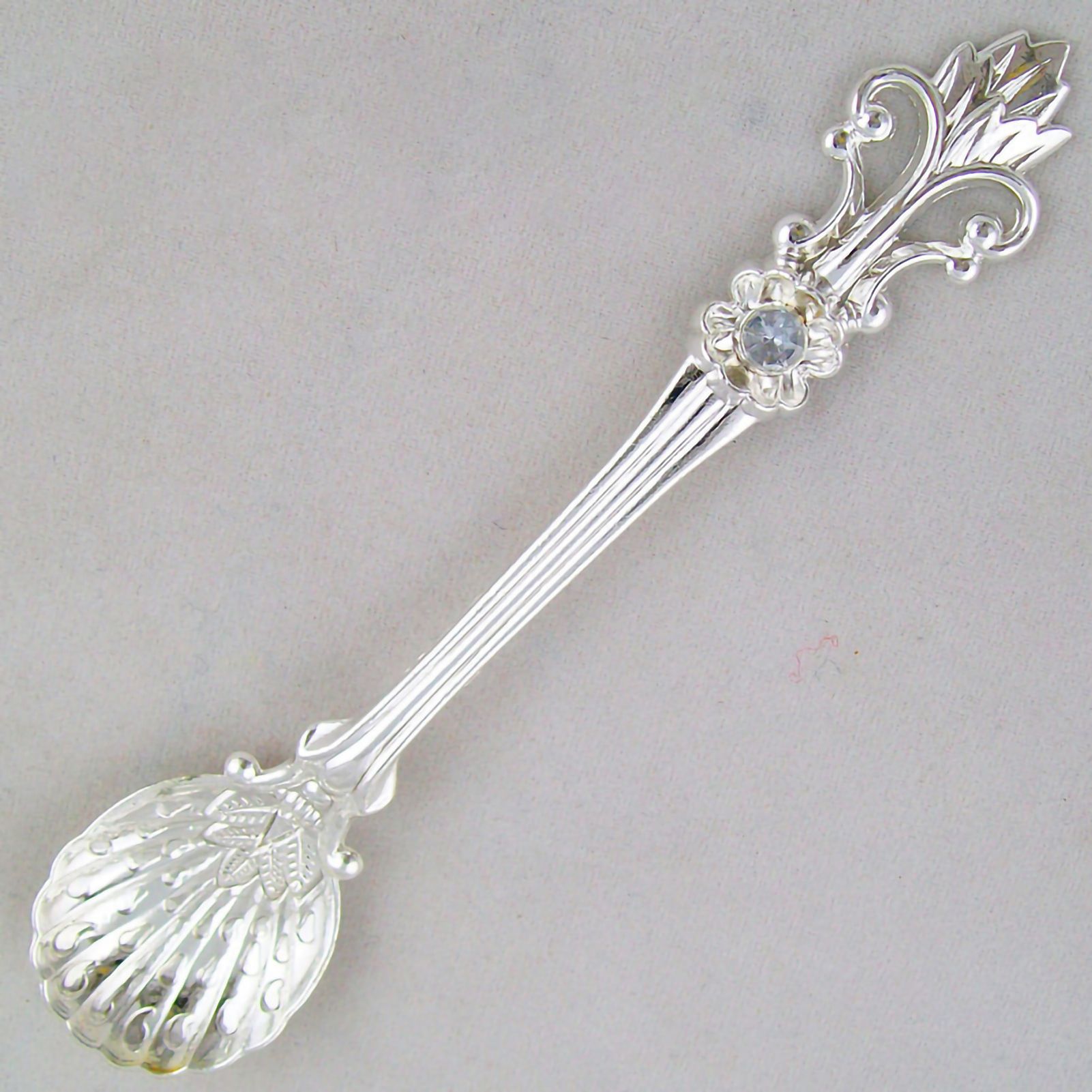 4Pcs Coffee Spoons Set Vintage Aluminum Alloy Dessert Spoons with Orris Pattern for Home Kitchen Use V1294-YM0523-3118220034111