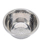 Vegetable Washing Basket Rustproof Multifunction Stainless Steel Colander for Kitchen Household Silver18cm V1294-YM0523-3118220035711