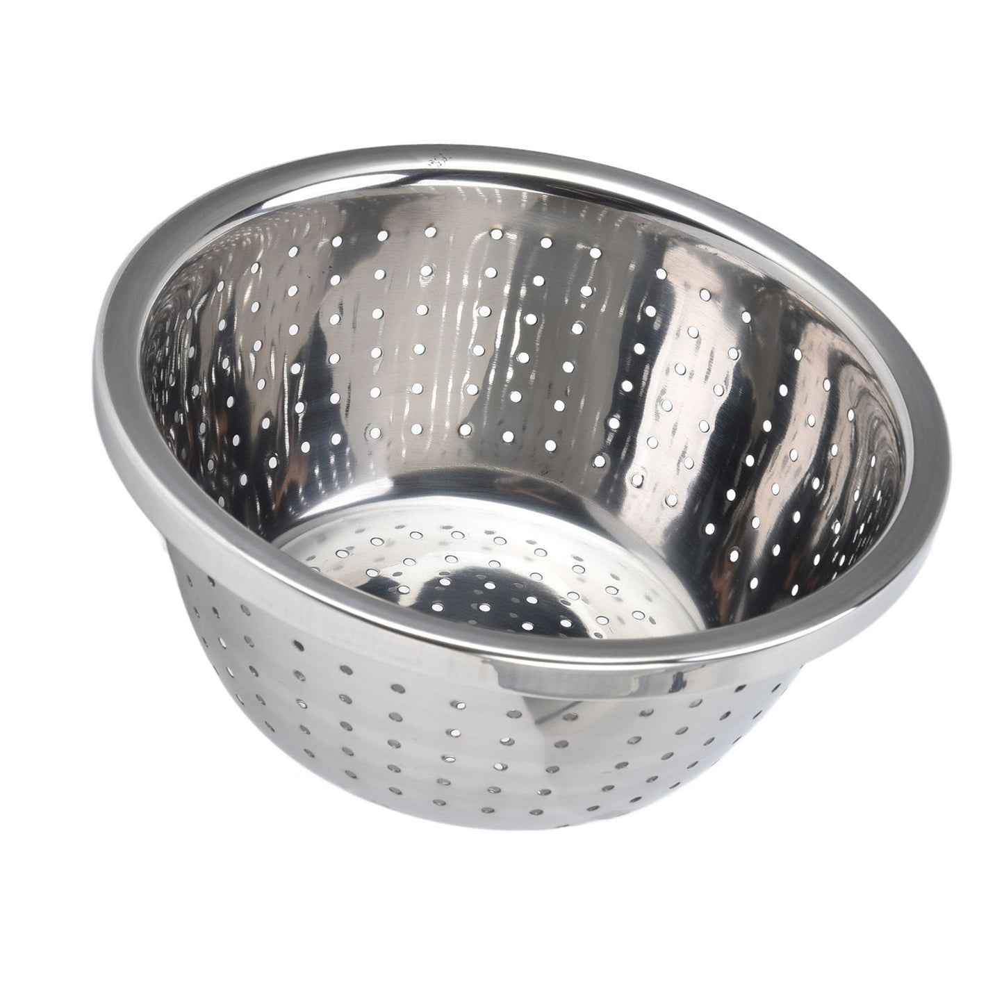 Vegetable Washing Basket Rustproof Multifunction Stainless Steel Colander for Kitchen Household Silver18cm V1294-YM0523-3118220035711