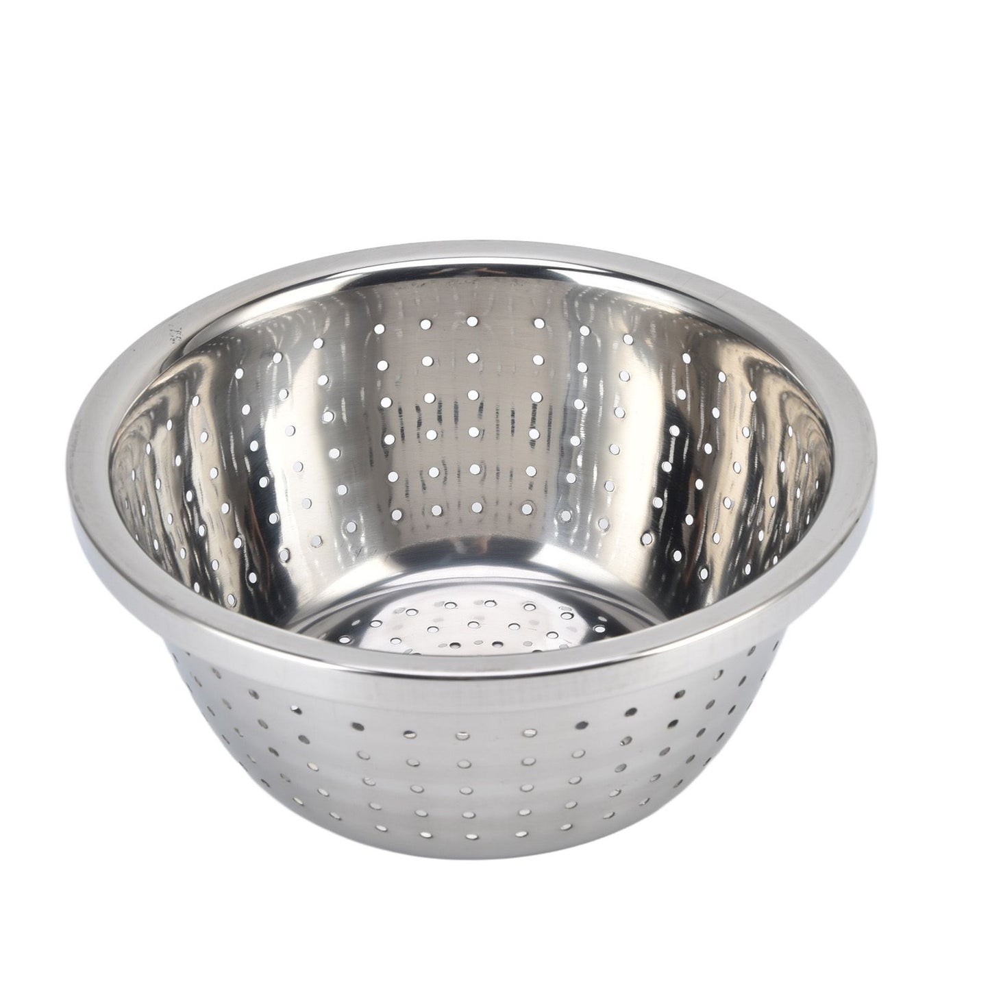 Vegetable Washing Basket Rustproof Multifunction Stainless Steel Colander for Kitchen Household Silver18cm V1294-YM0523-3118220035711