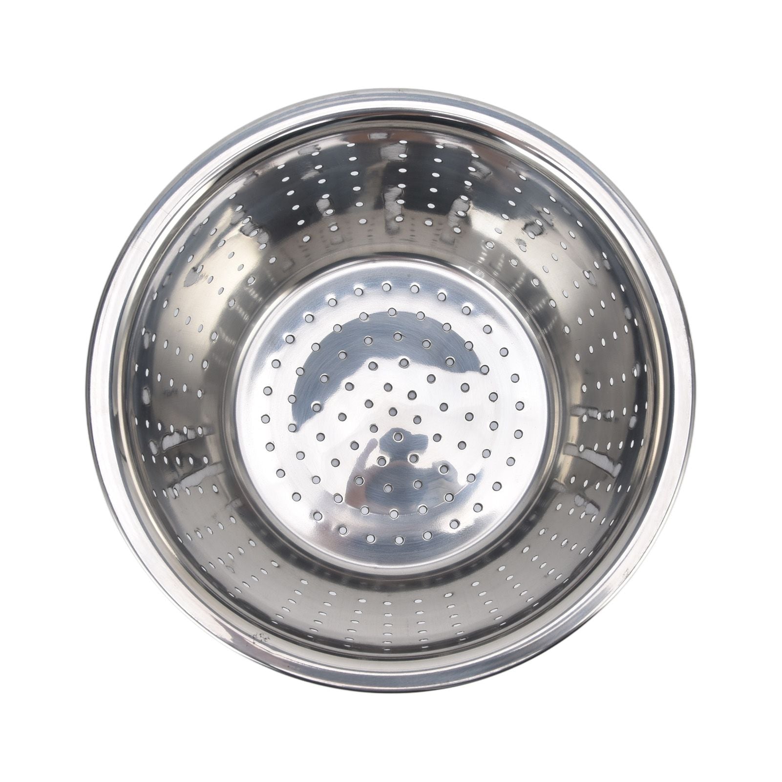 Vegetable Washing Basket Rustproof Multifunction Stainless Steel Colander for Kitchen Household Silver18cm V1294-YM0523-3118220035711