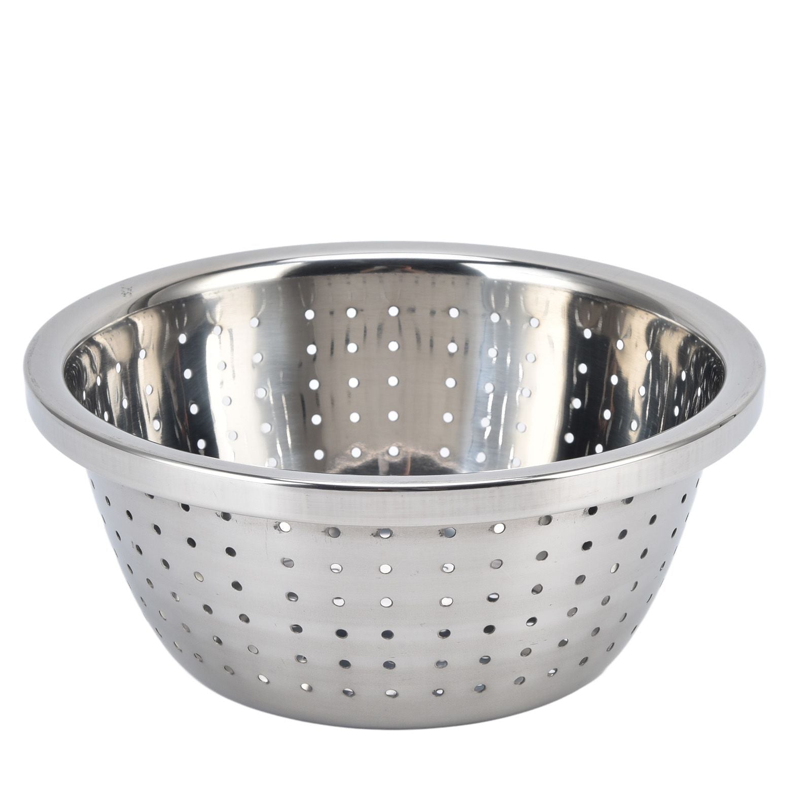 Vegetable Washing Basket Rustproof Multifunction Stainless Steel Colander for Kitchen Household Silver18cm V1294-YM0523-3118220035711