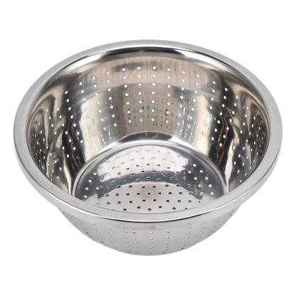 Vegetable Washing Basket Rustproof Multifunction Stainless Steel Colander for Kitchen Household Silver22cm V1294-YM0523-3118220035713