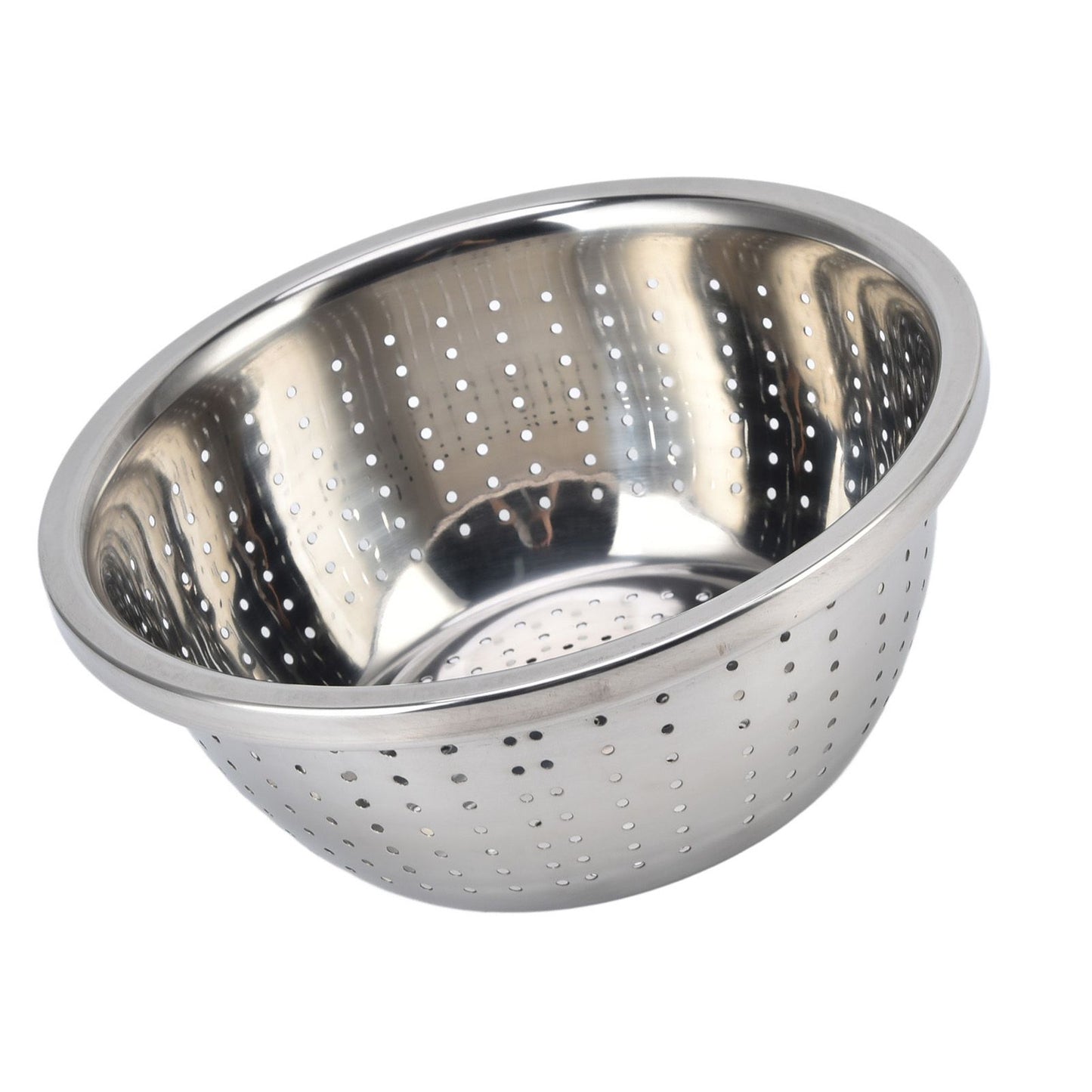 Vegetable Washing Basket Rustproof Multifunction Stainless Steel Colander for Kitchen Household Silver22cm V1294-YM0523-3118220035713
