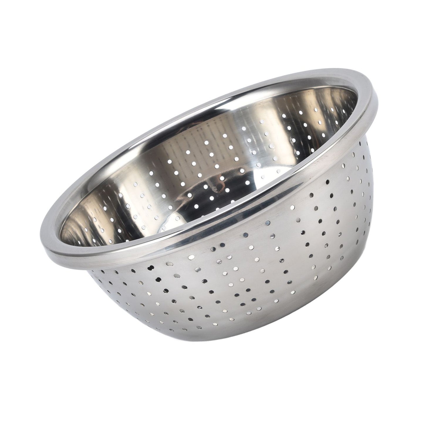 Vegetable Washing Basket Rustproof Multifunction Stainless Steel Colander for Kitchen Household Silver22cm V1294-YM0523-3118220035713