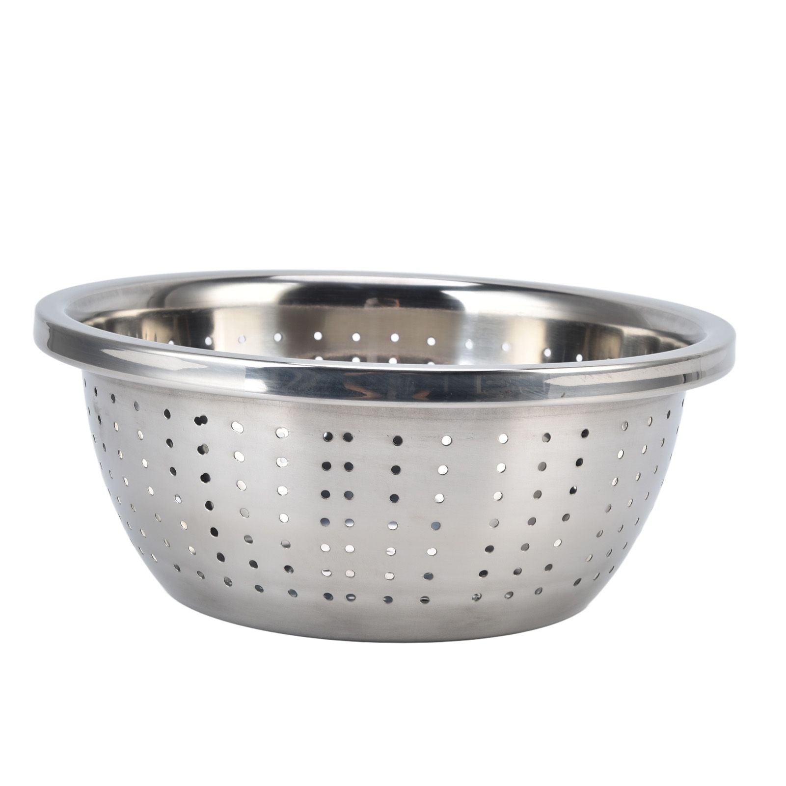 Vegetable Washing Basket Rustproof Multifunction Stainless Steel Colander for Kitchen Household Silver22cm V1294-YM0523-3118220035713