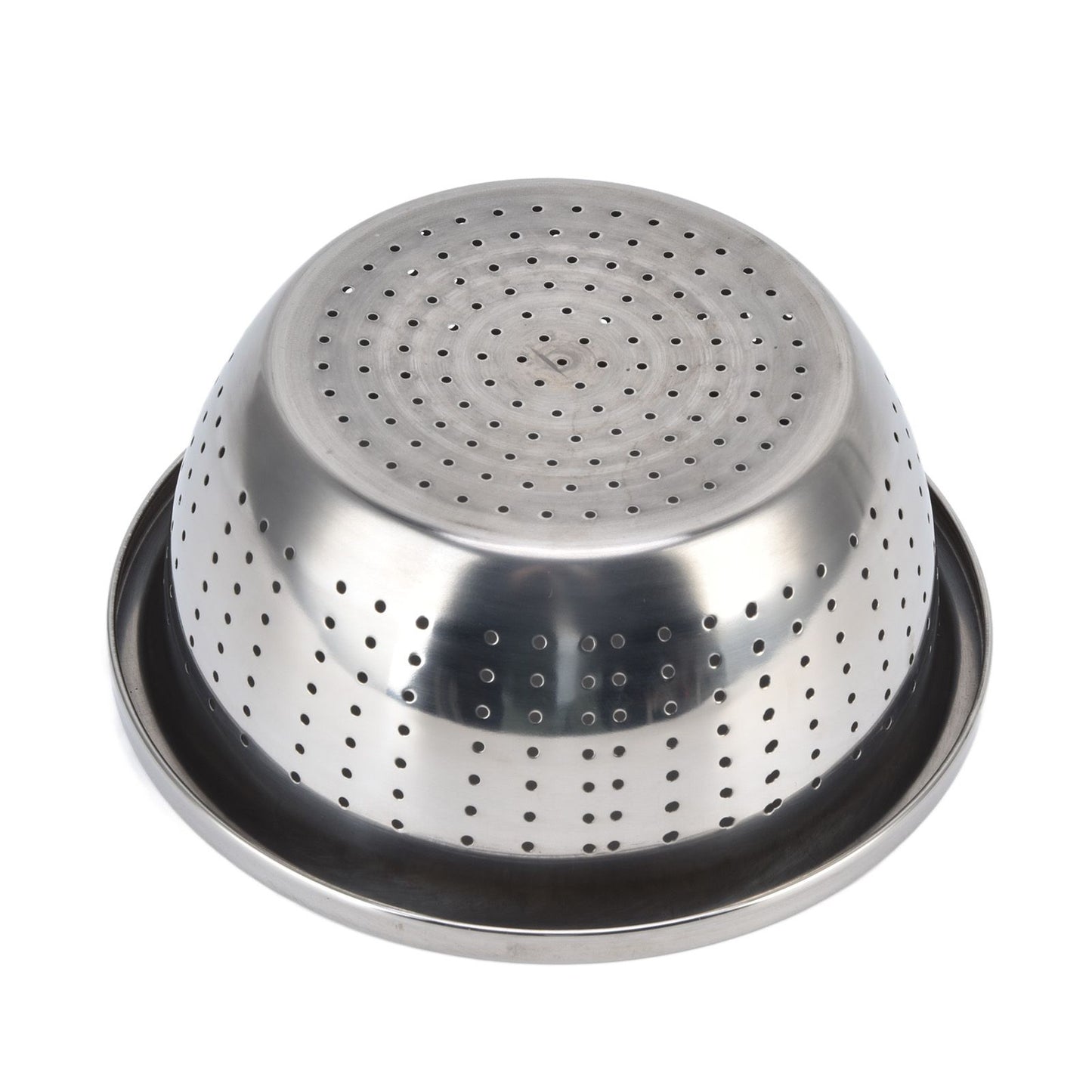 Vegetable Washing Basket Rustproof Multifunction Stainless Steel Colander for Kitchen Household Silver22cm V1294-YM0523-3118220035713