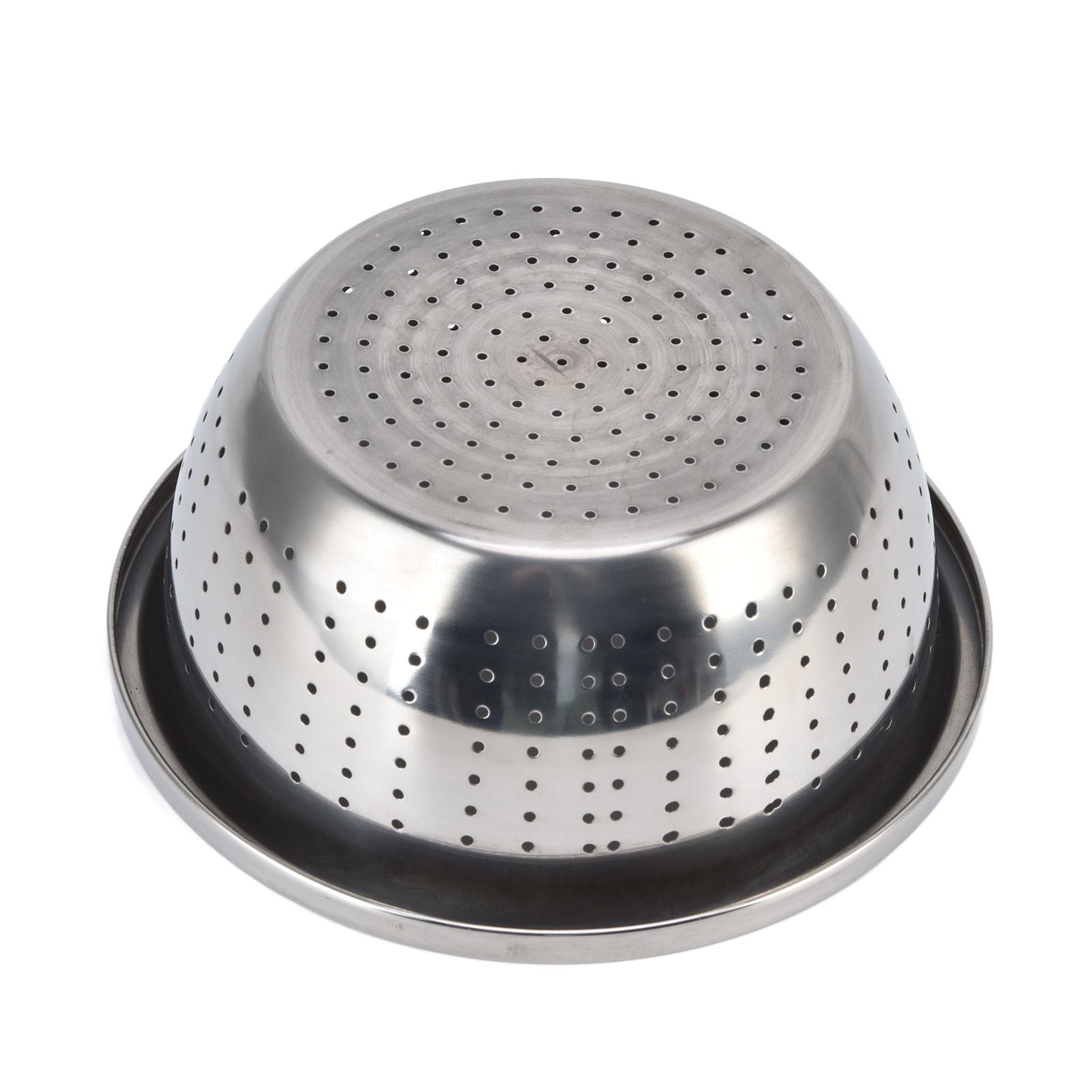 Vegetable Washing Basket Rustproof Multifunction Stainless Steel Colander for Kitchen Household Silver22cm V1294-YM0523-3118220035713