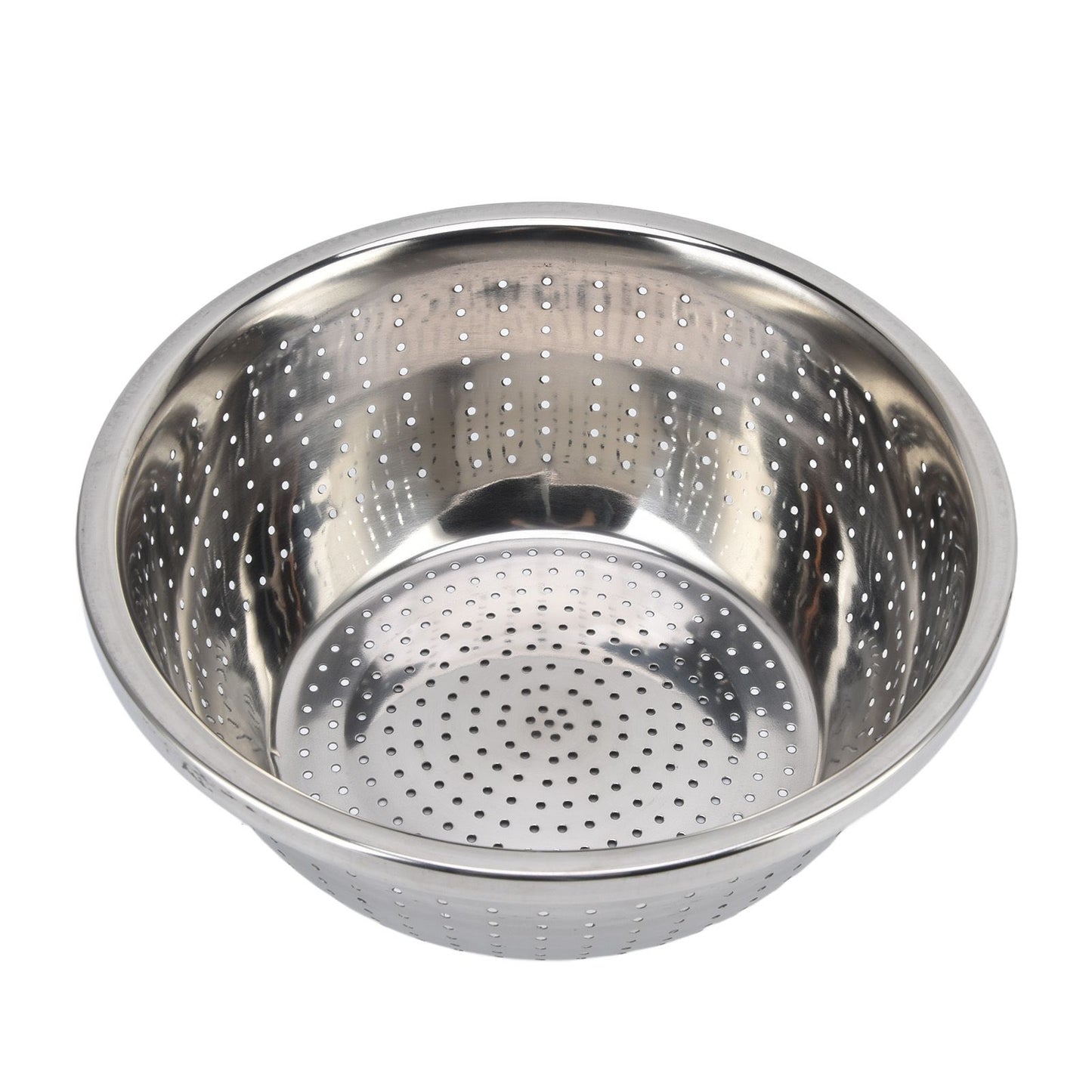 Vegetable Washing Basket Rustproof Multifunction Stainless Steel Colander for Kitchen Household Silver26cm V1294-YM0523-3118220035715