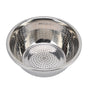Vegetable Washing Basket Rustproof Multifunction Stainless Steel Colander for Kitchen Household Silver26cm V1294-YM0523-3118220035715