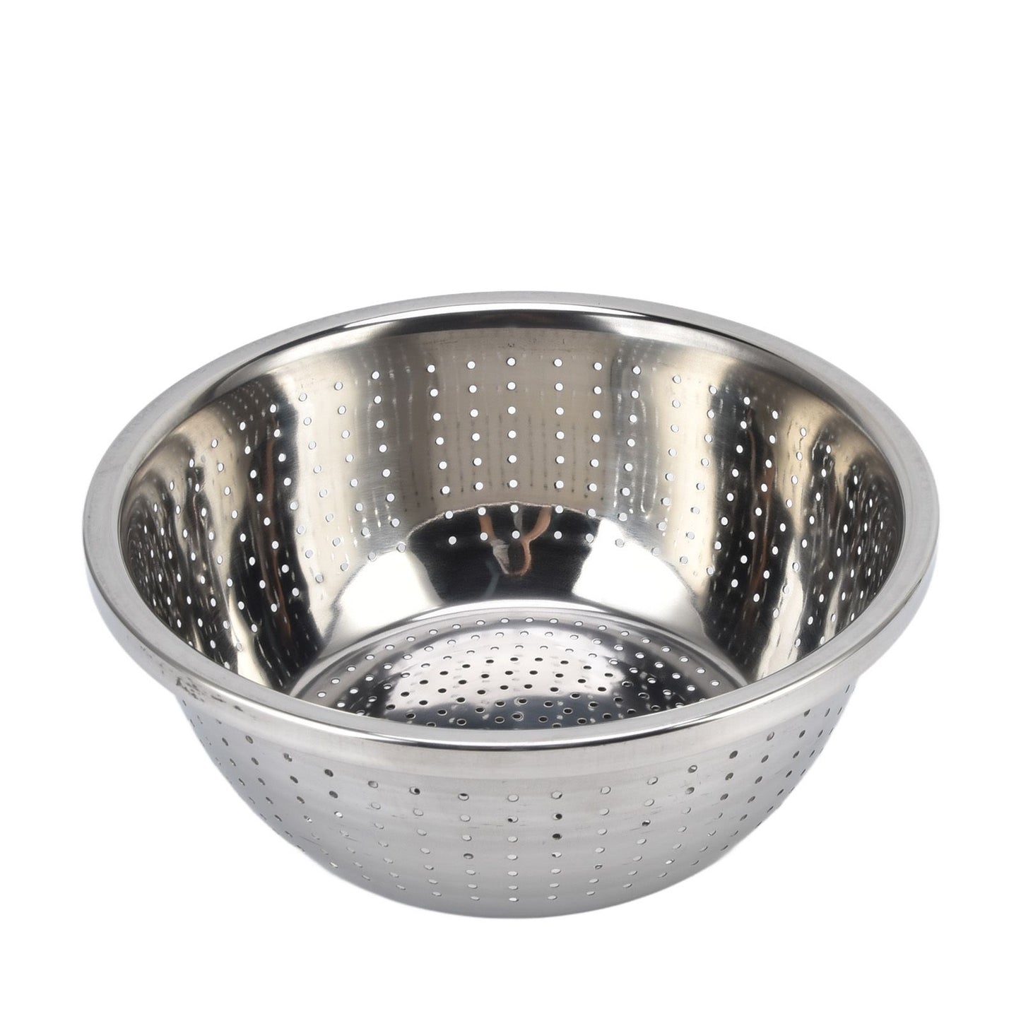 Vegetable Washing Basket Rustproof Multifunction Stainless Steel Colander for Kitchen Household Silver26cm V1294-YM0523-3118220035715