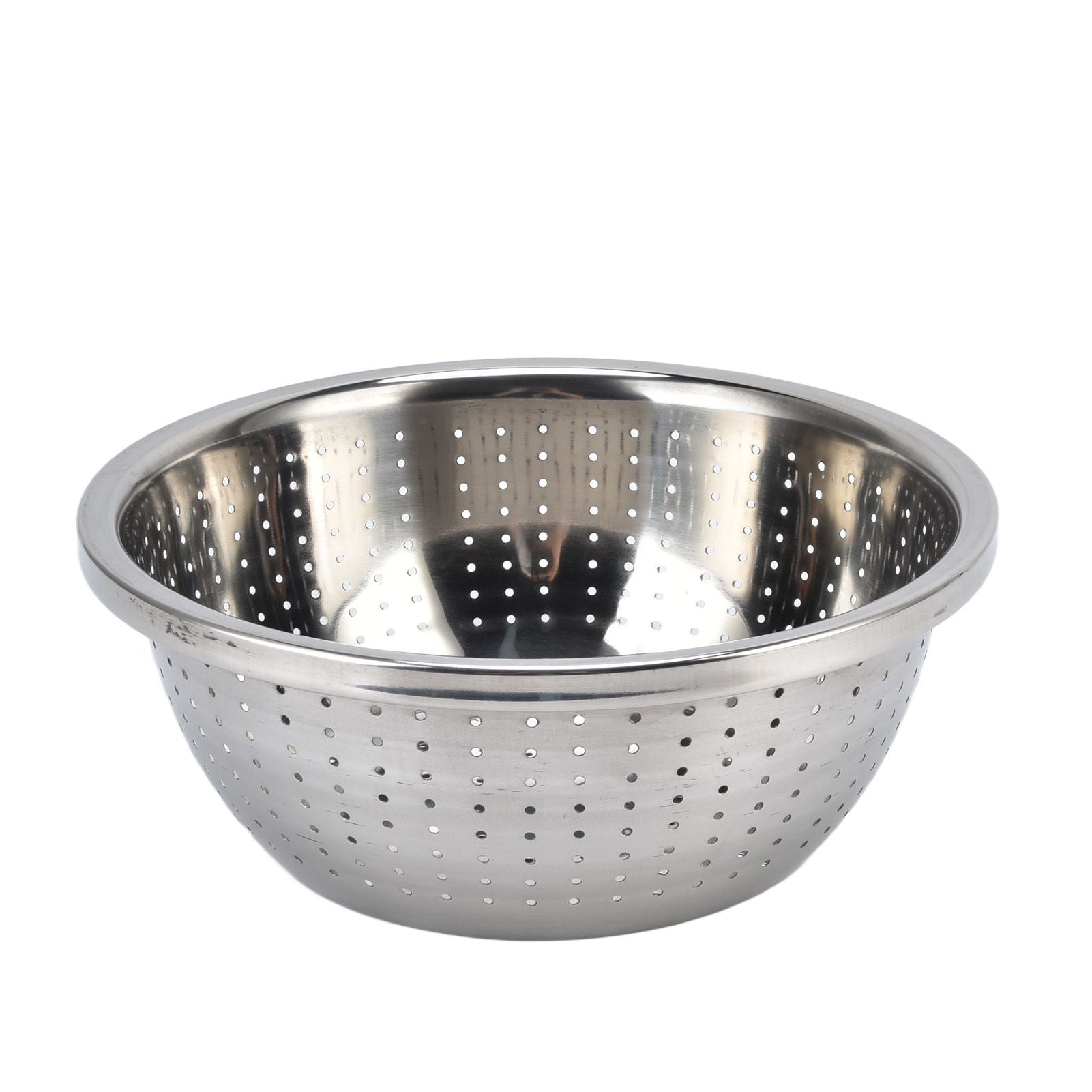 Vegetable Washing Basket Rustproof Multifunction Stainless Steel Colander for Kitchen Household Silver26cm V1294-YM0523-3118220035715
