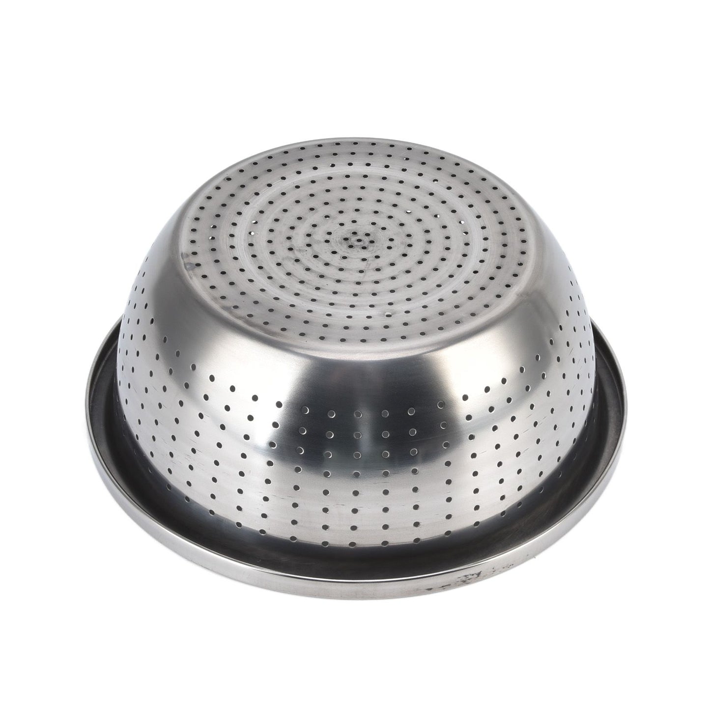 Vegetable Washing Basket Rustproof Multifunction Stainless Steel Colander for Kitchen Household Silver26cm V1294-YM0523-3118220035715