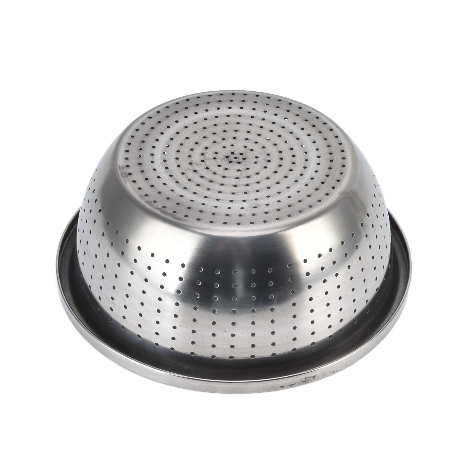 Vegetable Washing Basket Rustproof Multifunction Stainless Steel Colander for Kitchen Household Silver26cm V1294-YM0523-3118220035715