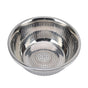 Vegetable Washing Basket Rustproof Multifunction Stainless Steel Colander for Kitchen Household Silver28cm V1294-YM0523-3118220035716