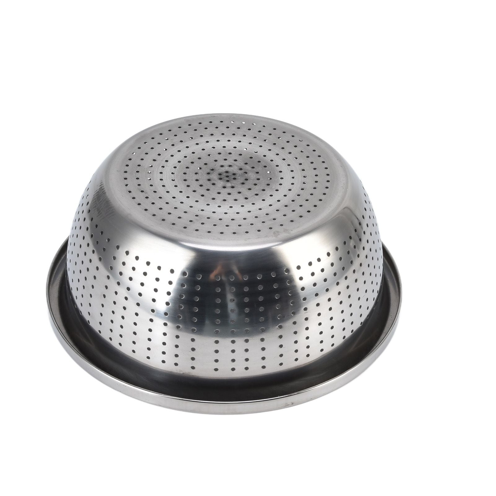 Vegetable Washing Basket Rustproof Multifunction Stainless Steel Colander for Kitchen Household Silver28cm V1294-YM0523-3118220035716