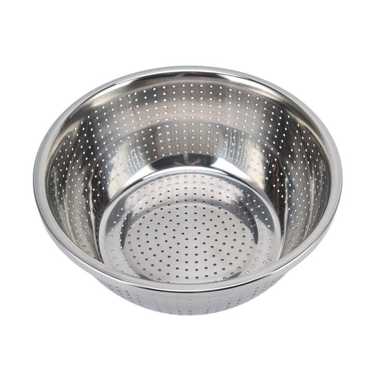 Vegetable Washing Basket Rustproof Multifunction Stainless Steel Colander for Kitchen Household Silver30cm V1294-YM0523-3118220035717