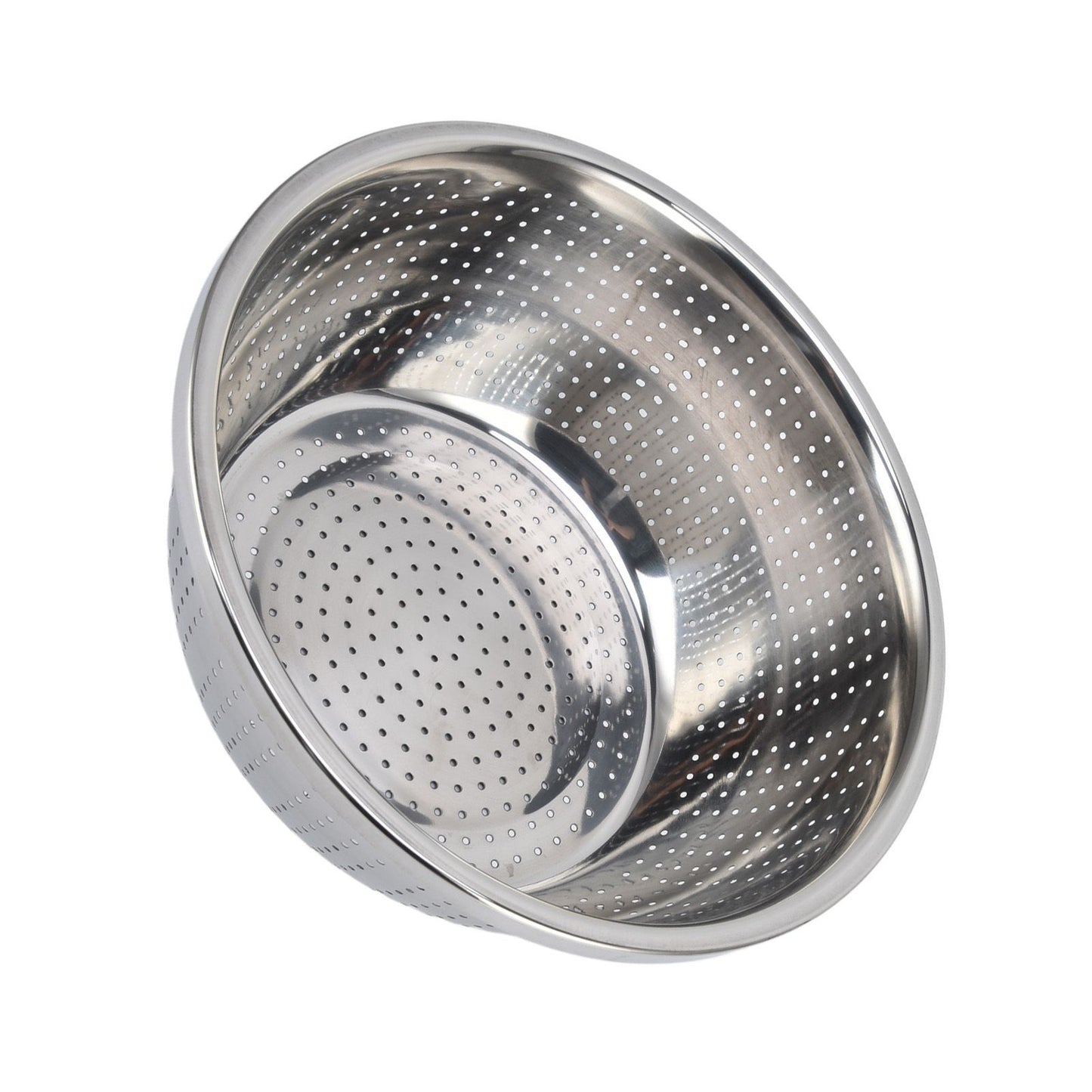 Vegetable Washing Basket Rustproof Multifunction Stainless Steel Colander for Kitchen Household Silver30cm V1294-YM0523-3118220035717