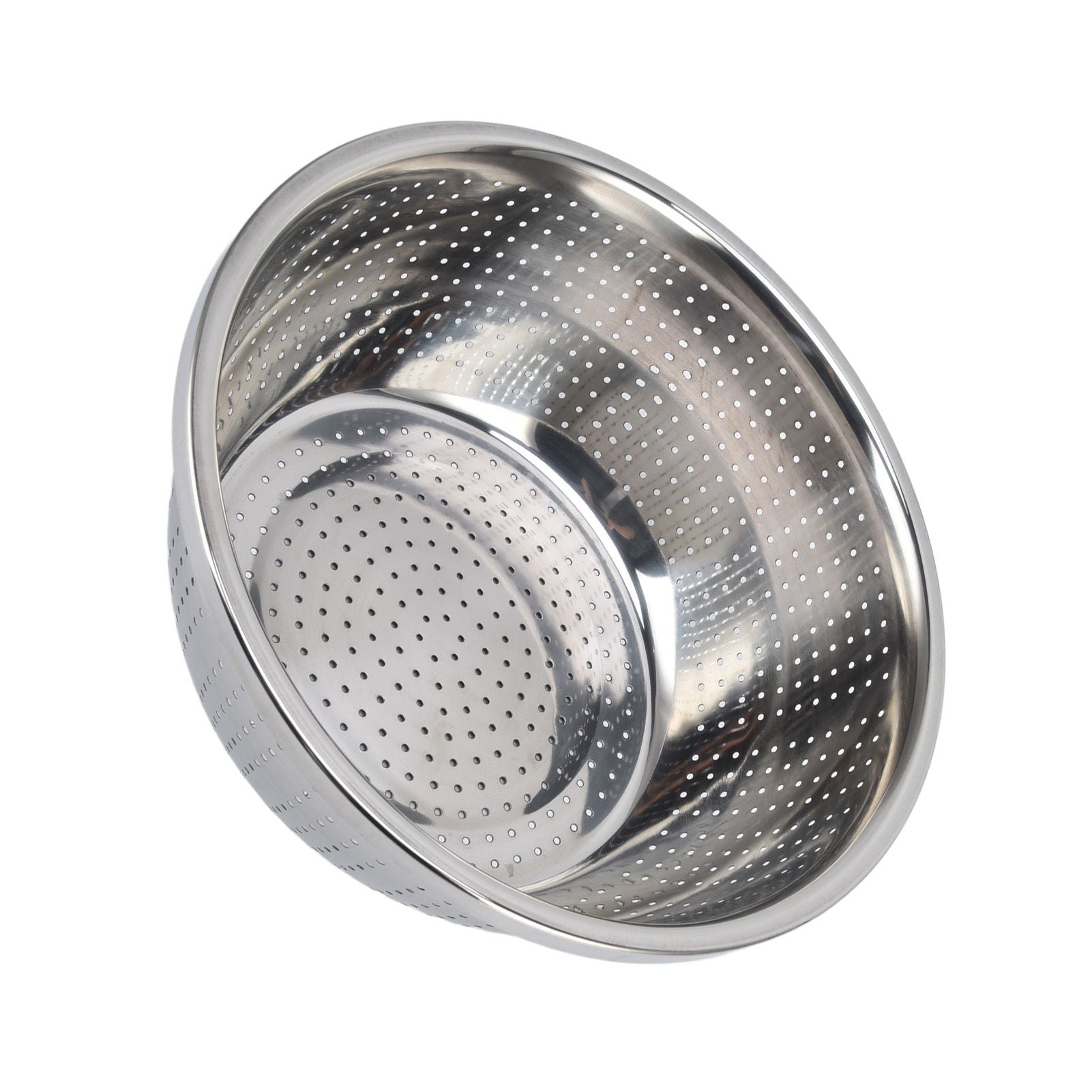 Vegetable Washing Basket Rustproof Multifunction Stainless Steel Colander for Kitchen Household Silver30cm V1294-YM0523-3118220035717