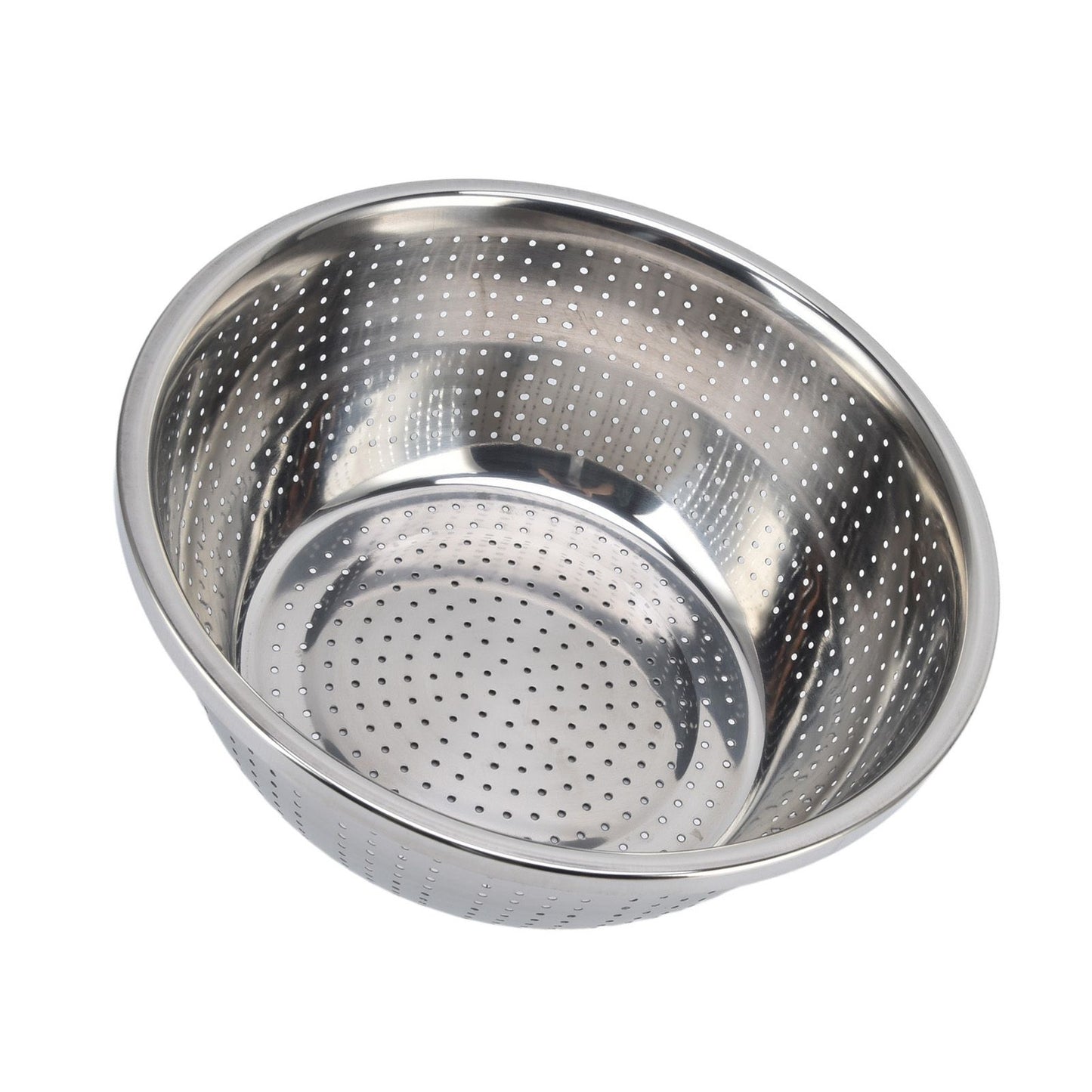 Vegetable Washing Basket Rustproof Multifunction Stainless Steel Colander for Kitchen Household Silver30cm V1294-YM0523-3118220035717