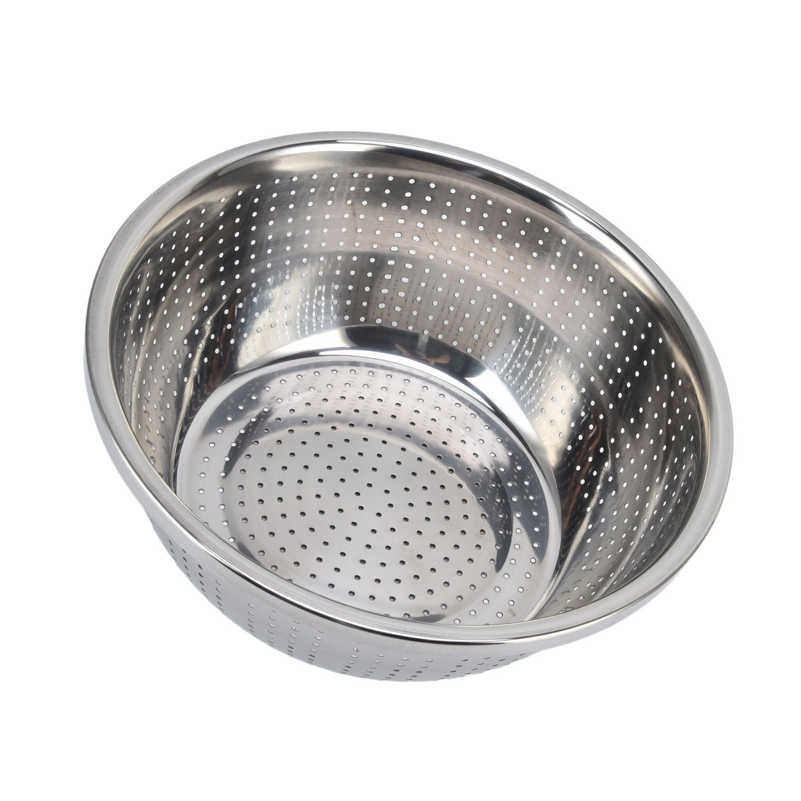 Vegetable Washing Basket Rustproof Multifunction Stainless Steel Colander for Kitchen Household Silver30cm V1294-YM0523-3118220035717