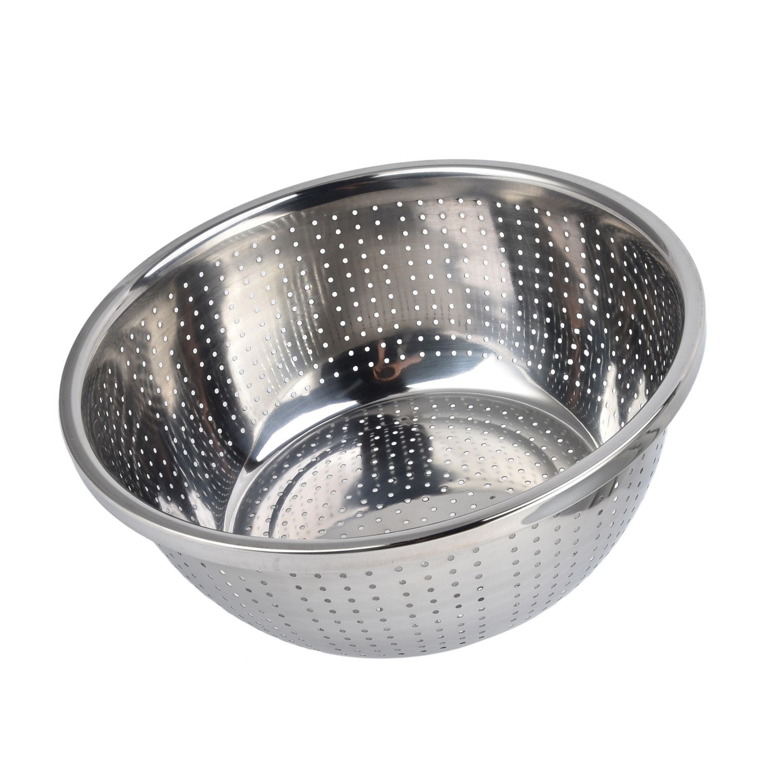 Vegetable Washing Basket Rustproof Multifunction Stainless Steel Colander for Kitchen Household Silver30cm V1294-YM0523-3118220035717