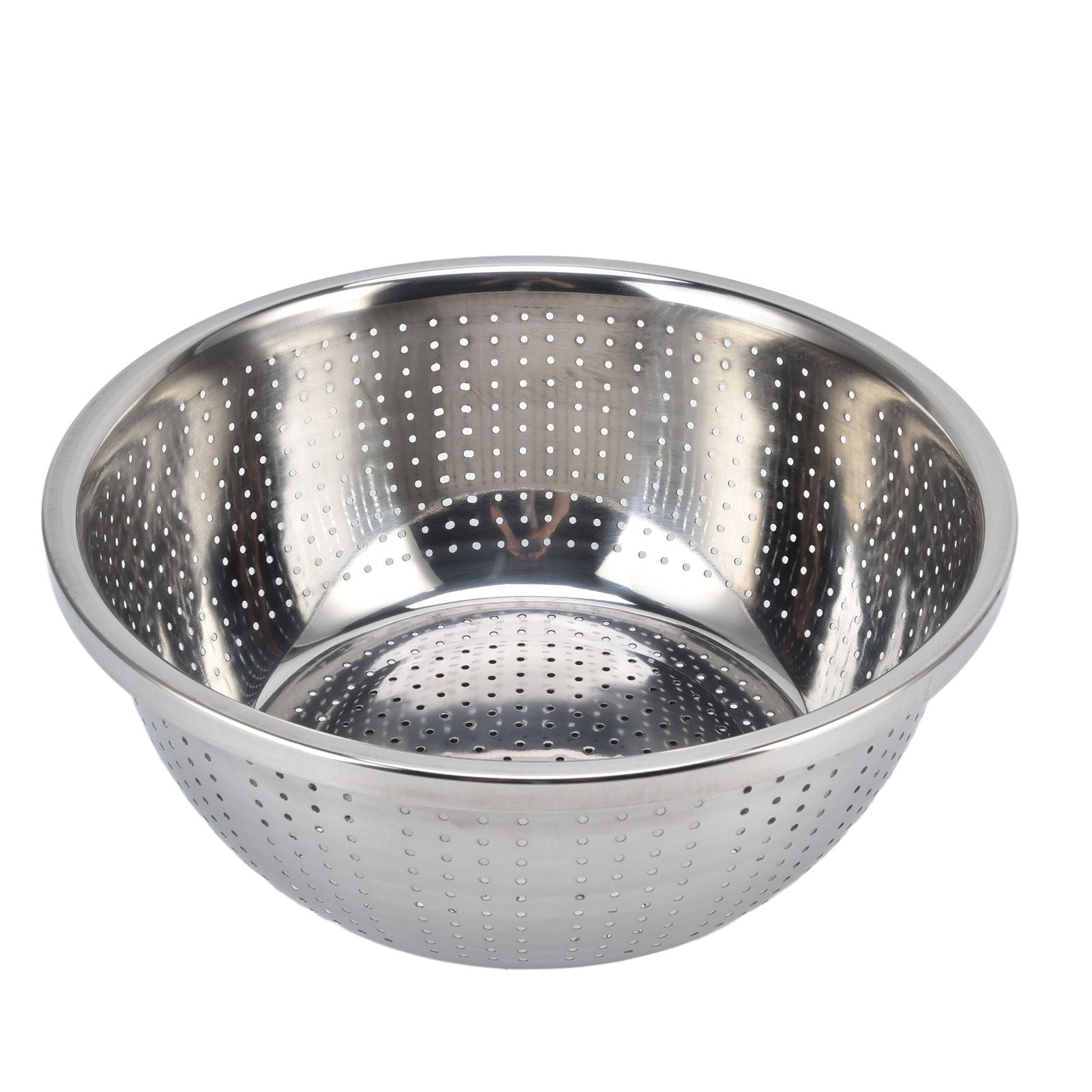 Vegetable Washing Basket Rustproof Multifunction Stainless Steel Colander for Kitchen Household Silver30cm V1294-YM0523-3118220035717