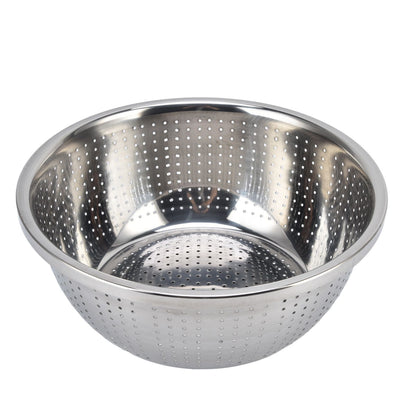 Vegetable Washing Basket Rustproof Multifunction Stainless Steel Colander for Kitchen Household Silver30cm V1294-YM0523-3118220035717