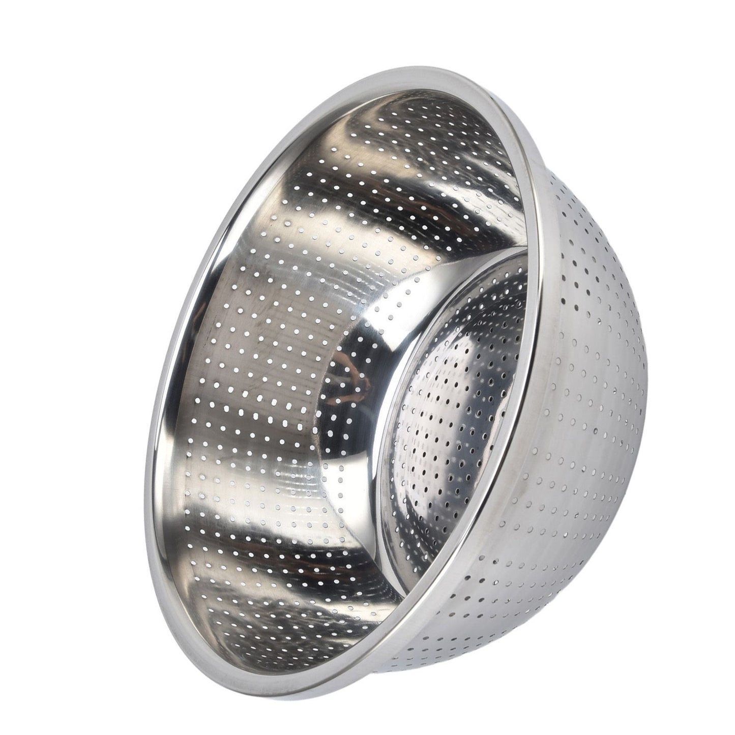 Vegetable Washing Basket Rustproof Multifunction Stainless Steel Colander for Kitchen Household Silver30cm V1294-YM0523-3118220035717
