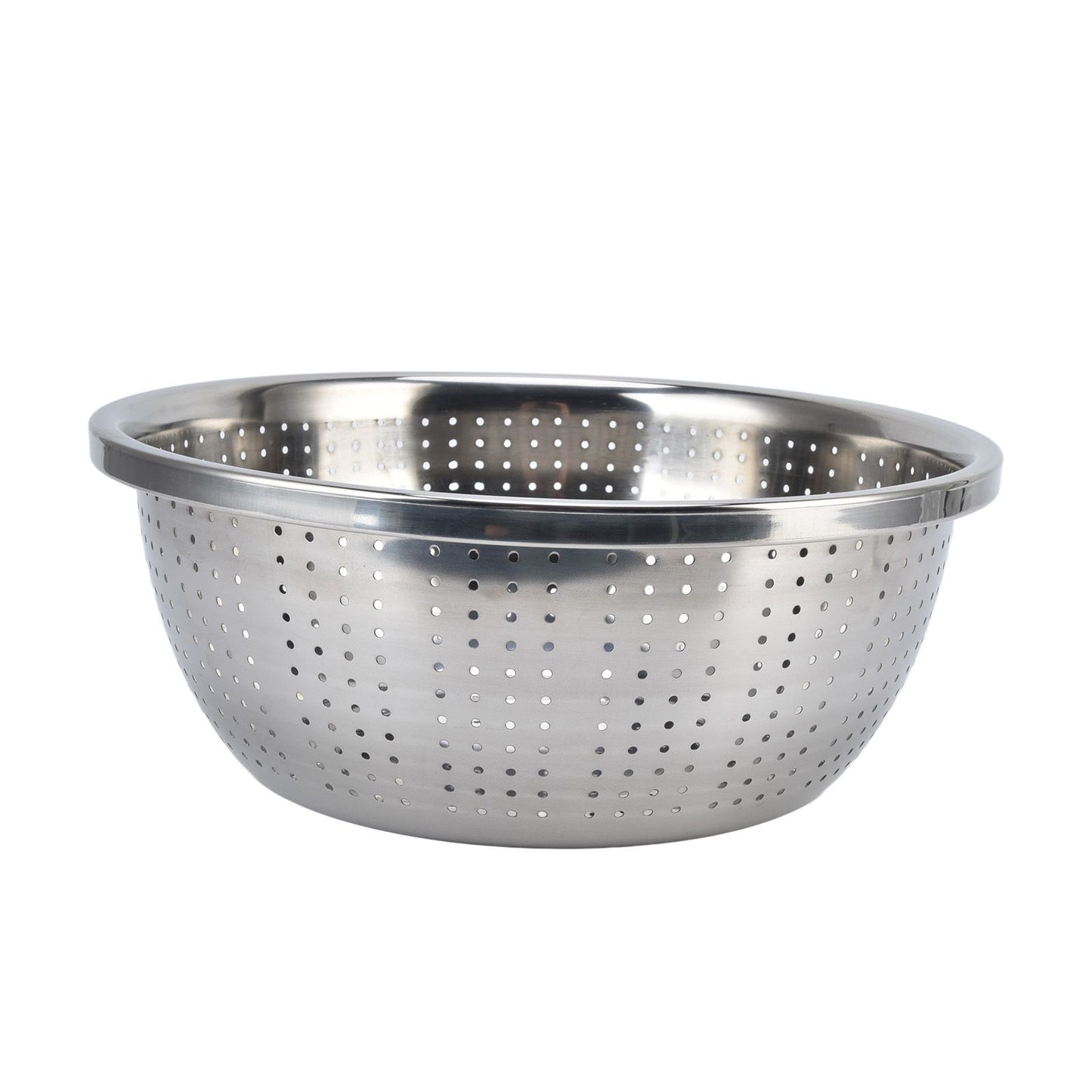 Vegetable Washing Basket Rustproof Multifunction Stainless Steel Colander for Kitchen Household Silver30cm V1294-YM0523-3118220035717