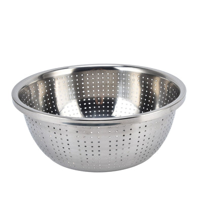 Vegetable Washing Basket Rustproof Multifunction Stainless Steel Colander for Kitchen Household Silver30cm V1294-YM0523-3118220035717