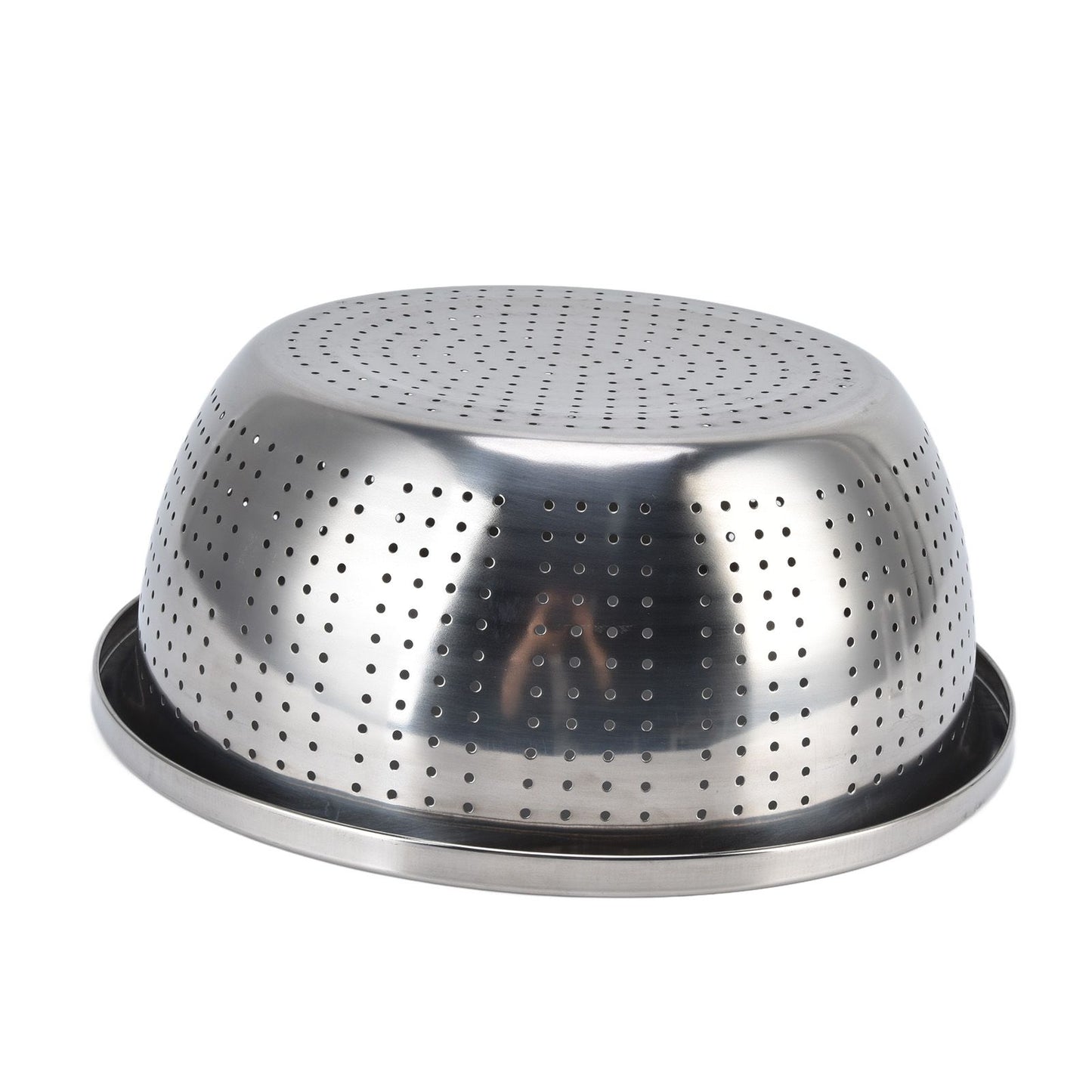 Vegetable Washing Basket Rustproof Multifunction Stainless Steel Colander for Kitchen Household Silver30cm V1294-YM0523-3118220035717