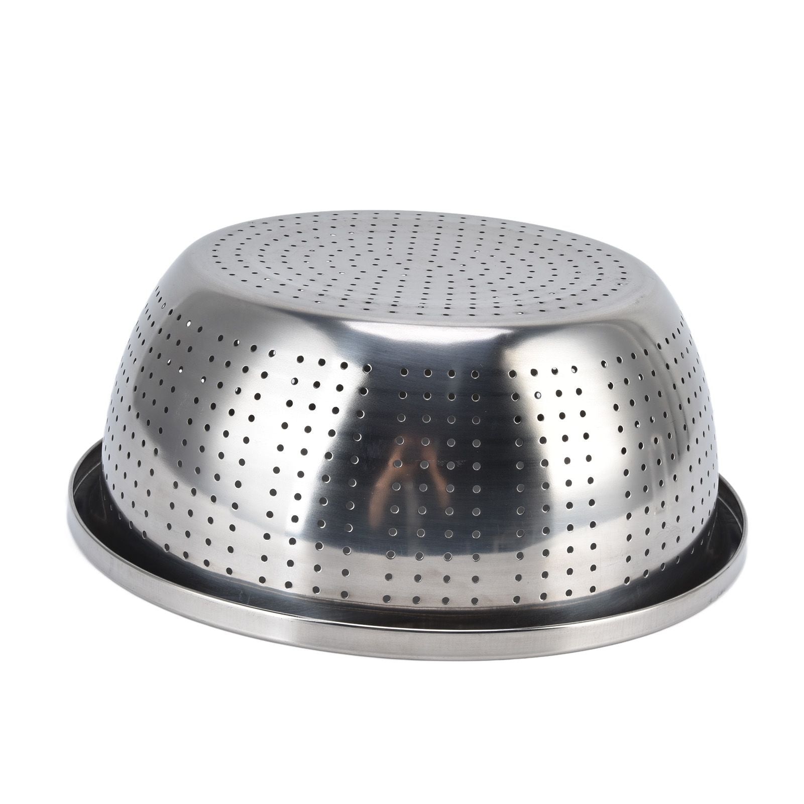Vegetable Washing Basket Rustproof Multifunction Stainless Steel Colander for Kitchen Household Silver30cm V1294-YM0523-3118220035717