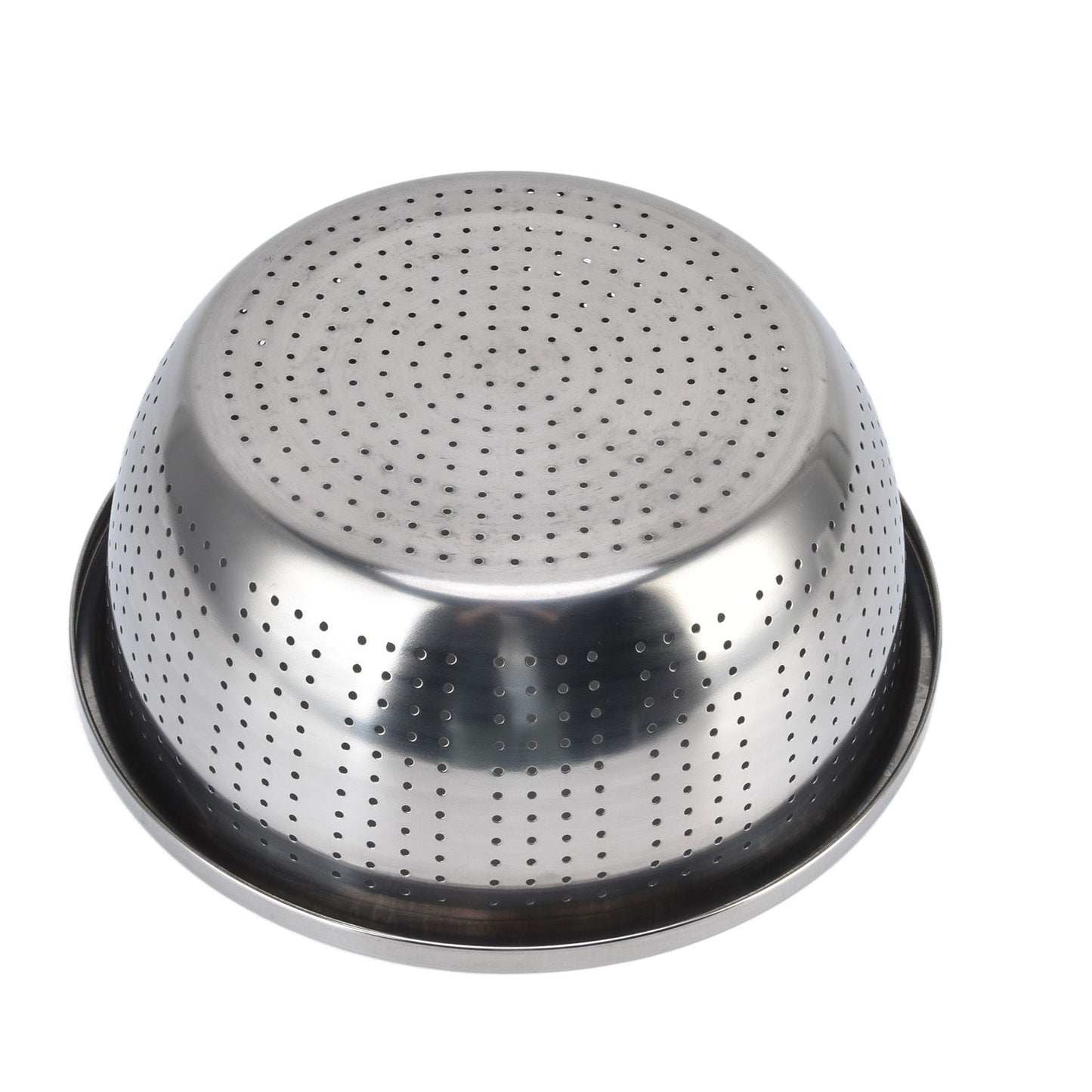 Vegetable Washing Basket Rustproof Multifunction Stainless Steel Colander for Kitchen Household Silver30cm V1294-YM0523-3118220035717