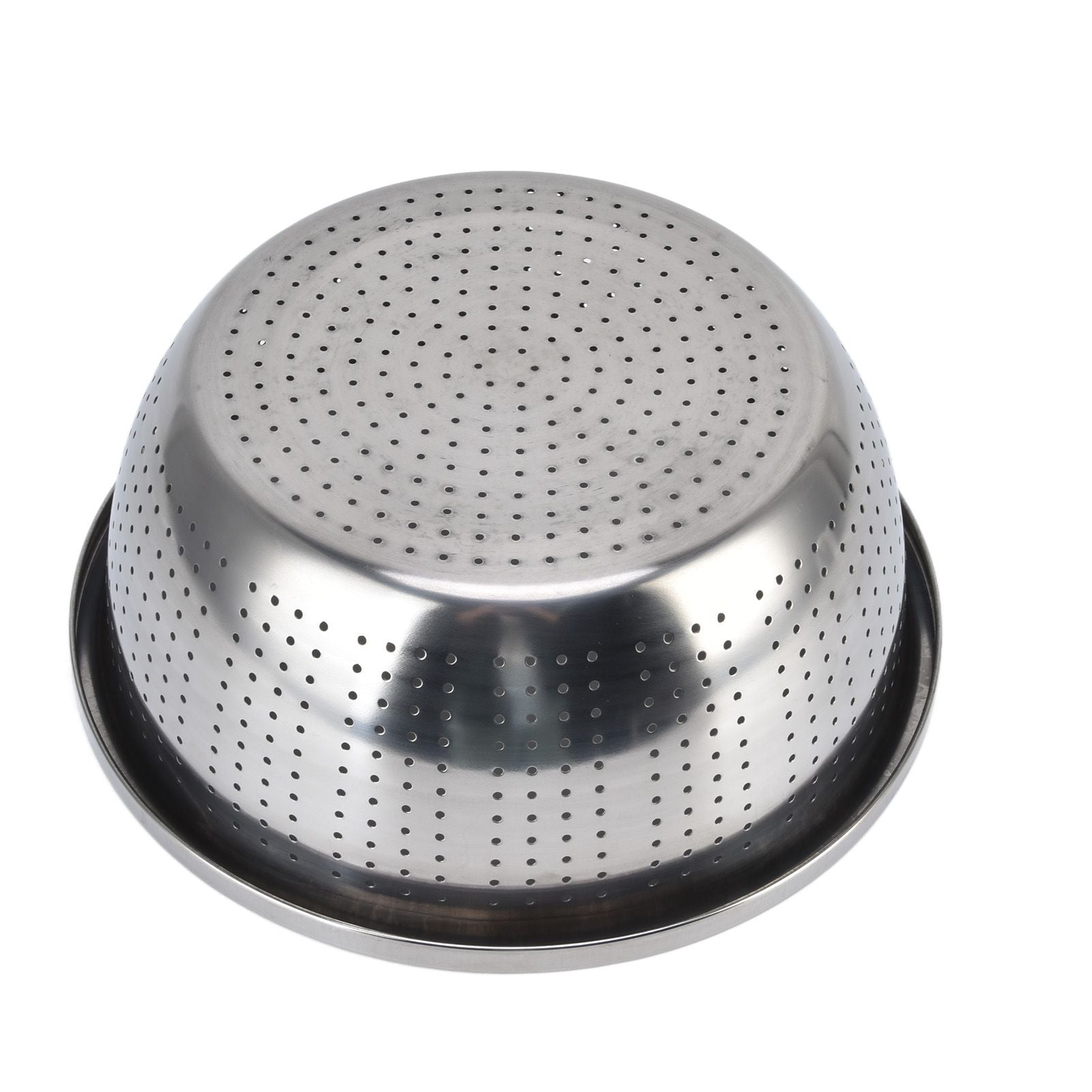 Vegetable Washing Basket Rustproof Multifunction Stainless Steel Colander for Kitchen Household Silver30cm V1294-YM0523-3118220035717