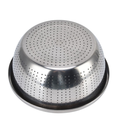Vegetable Washing Basket Rustproof Multifunction Stainless Steel Colander for Kitchen Household Silver30cm V1294-YM0523-3118220035717